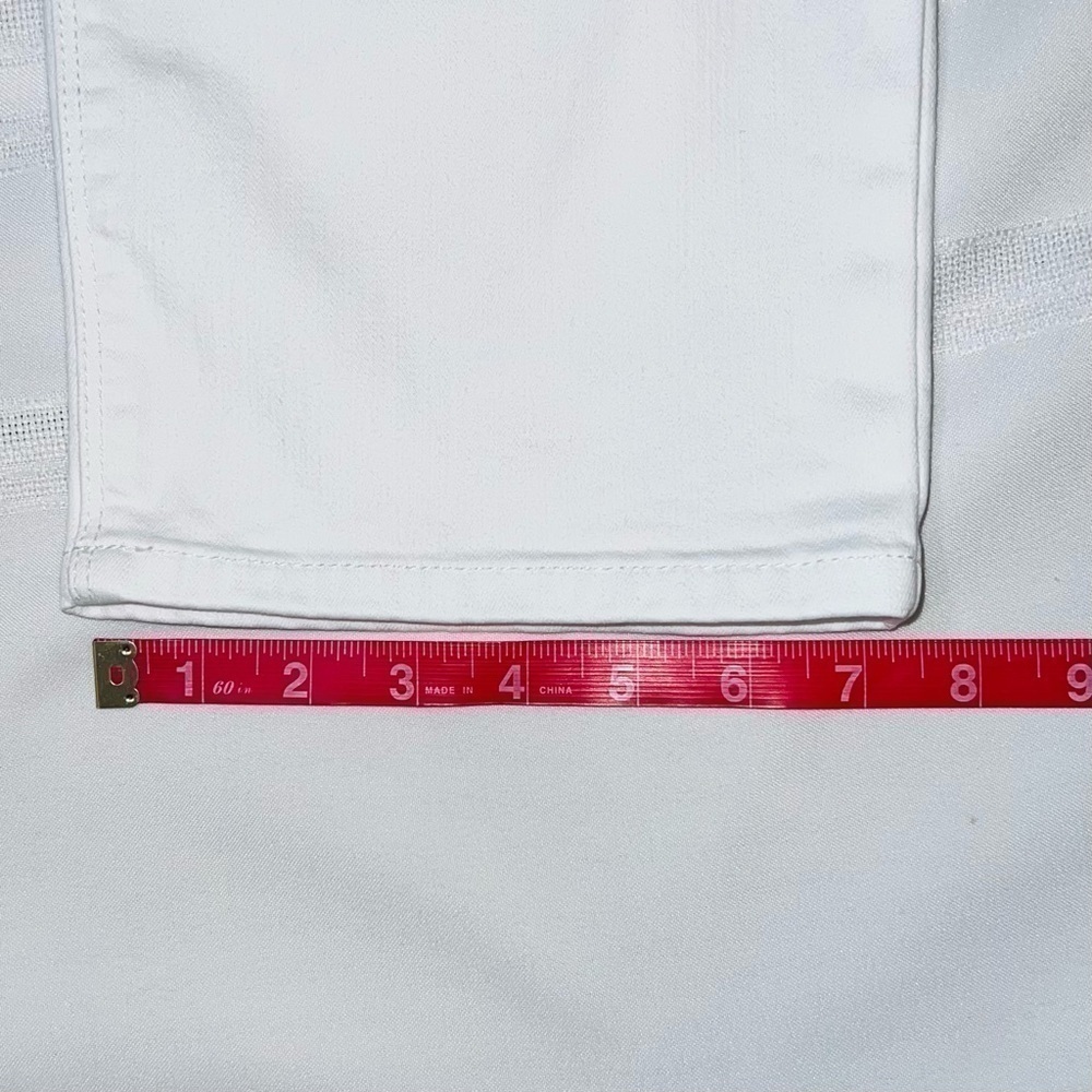 Chico’s So Slimming Jeans White Sz 2.5 Reg Sz 14 Crop - Picture 12 of 14